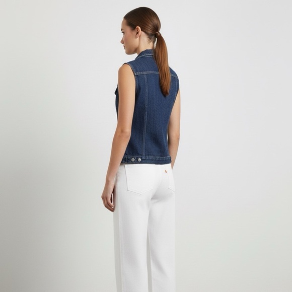 Rag & Bone blue denim jean vest top - XS - Picture 3 of 5